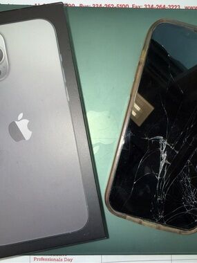 iPhone 13 Pro Max 128gb for parts cracked screen